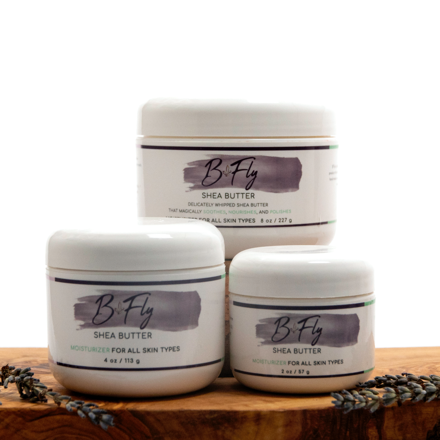 B Fly Shea Butter in a Jar - Moisturizing and Rejuvenating Body Butter