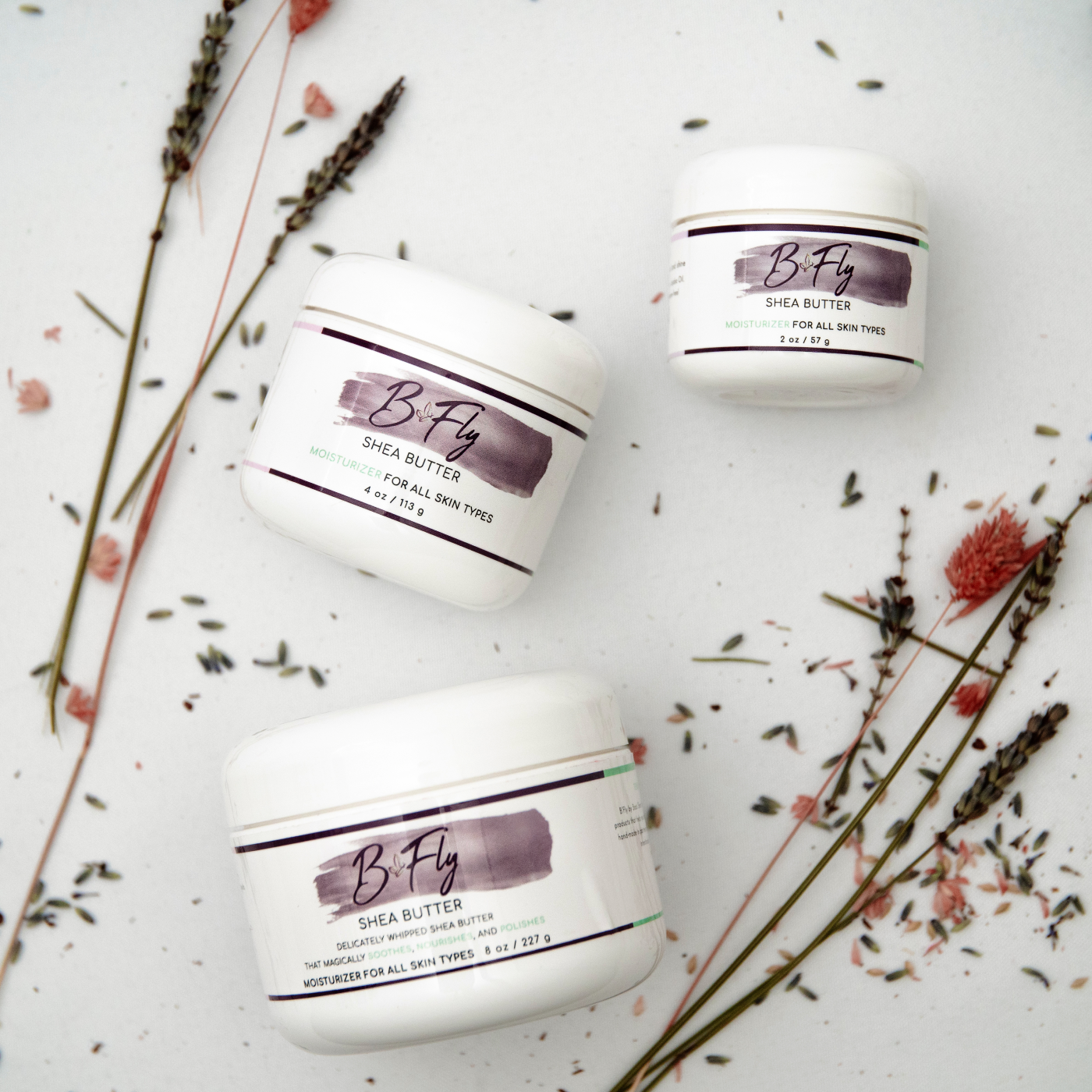 B Fly Shea Butter in a Jar - Moisturizing and Rejuvenating Body Butter