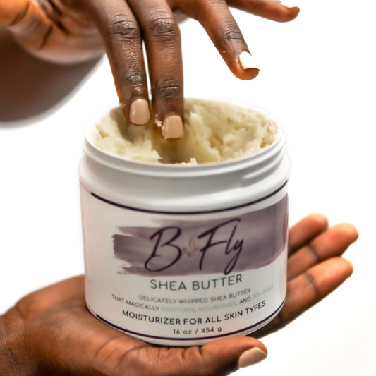 B Fly Shea Butter in a Jar - Moisturizing and Rejuvenating Body Butter